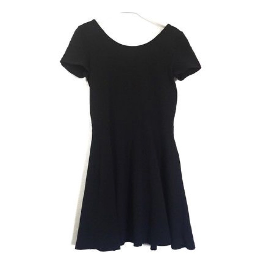 Black skater dress